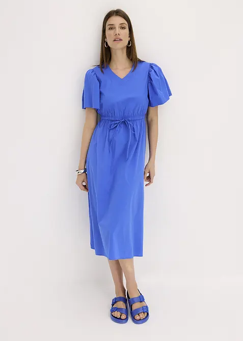 Robe midi à manches courtes et amples, bonprix