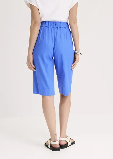 Bermuda large en lin mélangé aérien, bonprix