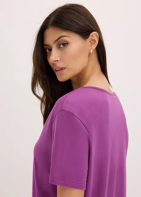 Pyjashort en viscose m&eacute;lang&eacute;e, bonprix