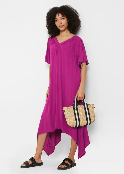 Robe caftan en crêpe, bonprix