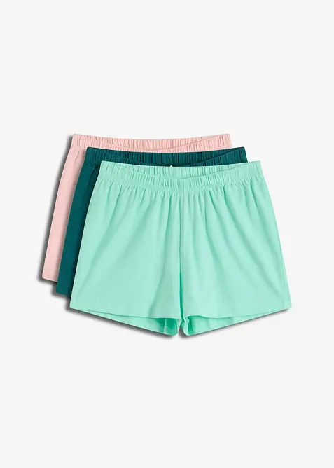 Lot de 3 shorts de pyjama, bonprix