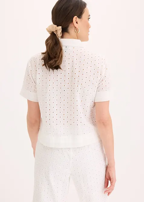 Chemisier à broderies anglaises, bonprix