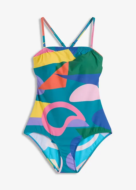 Maillot 1 pi&egrave;ce sculptant, maintien l&eacute;ger, bonprix