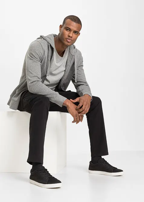 Pantalon slim extensible, jambes droites, avec poches cargo, bonprix