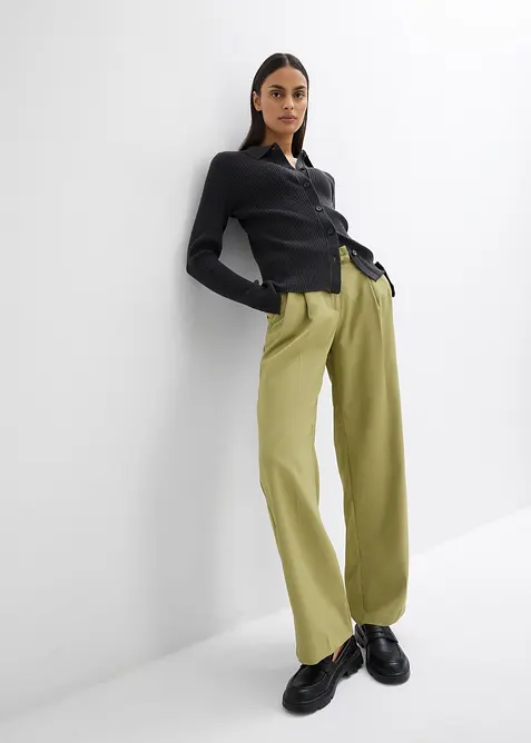 Gilet en maille, viscose mélangée, bonprix