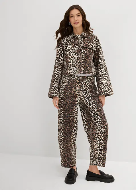 Pantalon en twill de coton extensible, bonprix