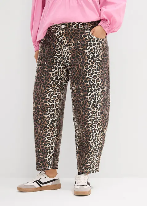 Pantalon en twill de coton extensible, bonprix