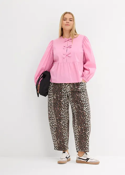 Pantalon en twill de coton extensible, bonprix