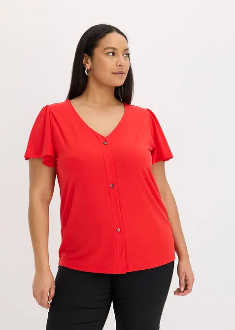 T-shirt boutonn&eacute;, bonprix