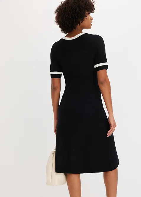 Robe en maille avec nœud, bonprix