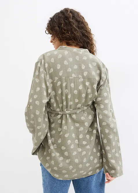 Blouse de grossesse et d&rsquo;allaitement en gaze 100% coton, bonprix