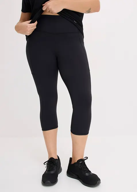 Legging de sport confortable, longueur corsaire, avec poche pour le portable, s&eacute;chage rapide, bonprix
