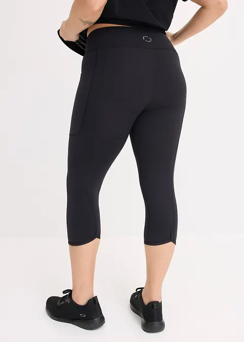 Legging de sport confortable, longueur corsaire, avec poche pour le portable, s&eacute;chage rapide, bonprix