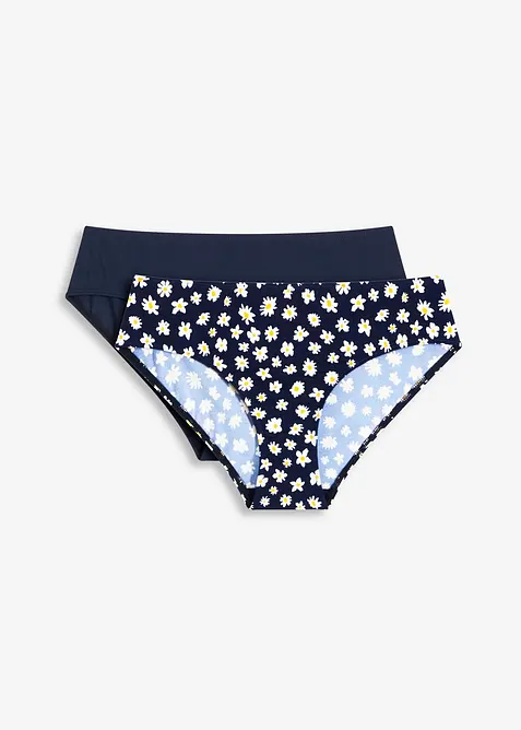 Lot de 2 bas de bikini, bonprix