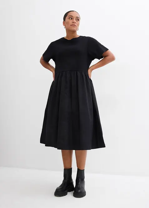 Robe midi 100% coton, bonprix