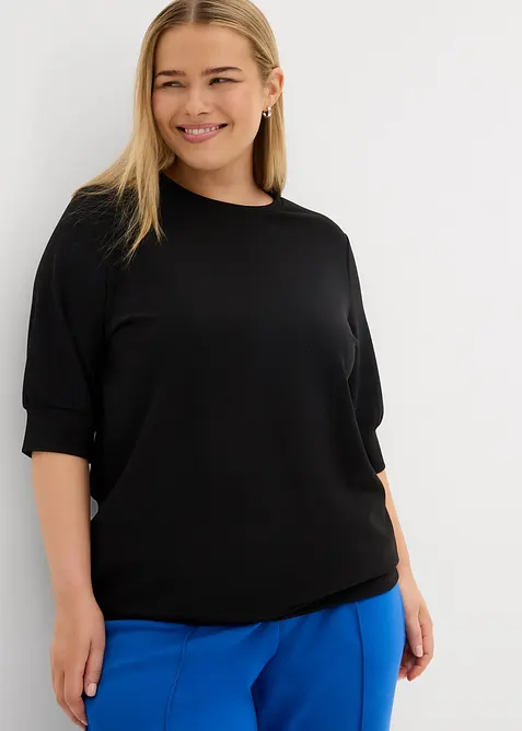 T-shirt ample en matière néoprène, bonprix