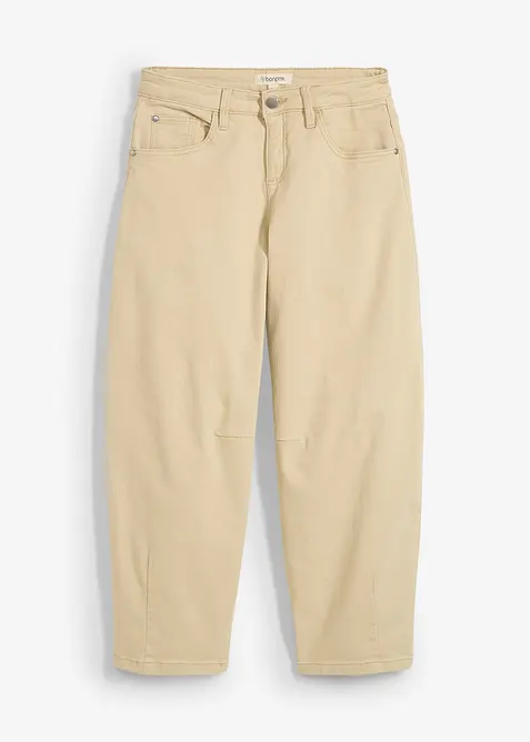 Pantalon twill extensible, bonprix