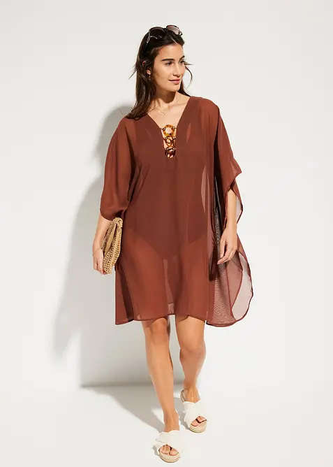 Tunique de plage en mousseline légère, bonprix