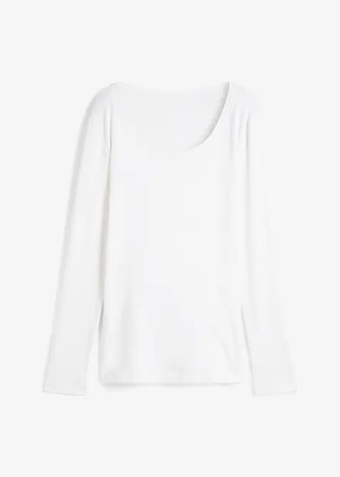 T-shirt manches longues 100% coton, bonprix