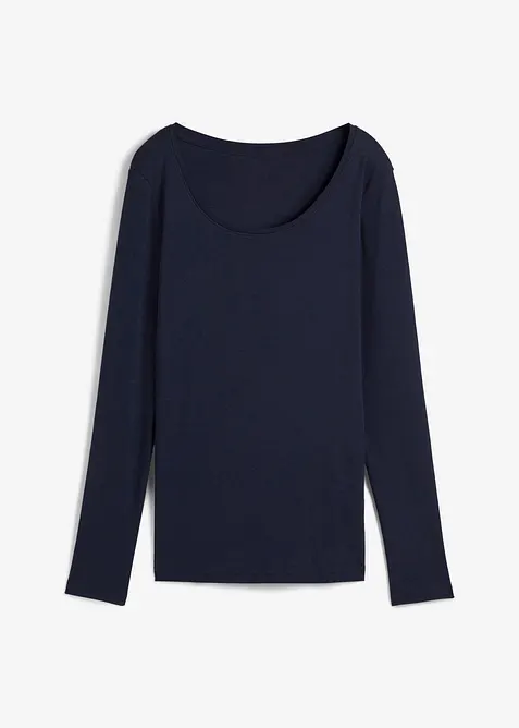 T-shirt manches longues 100% coton, bonprix