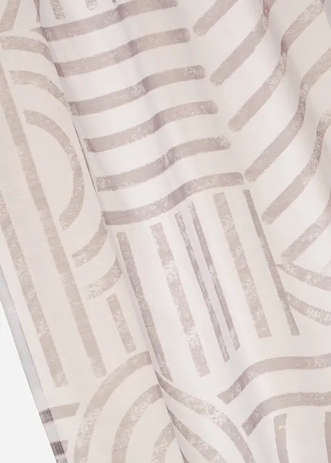 Voilage à imprimé graphique (1 pce), bonprix