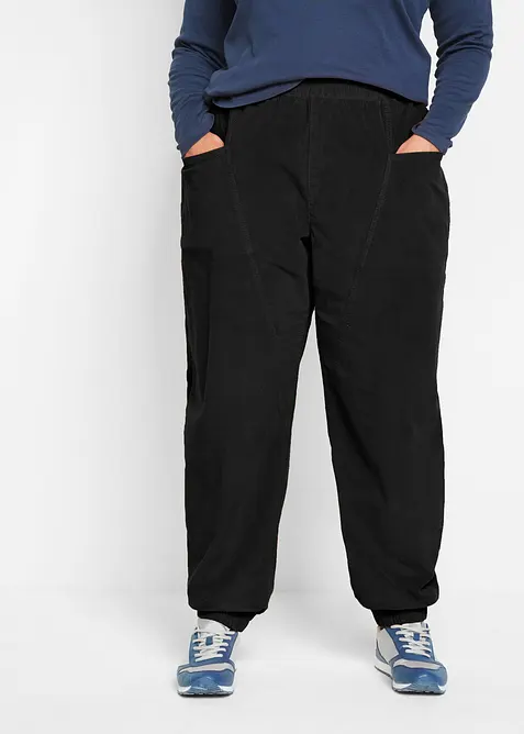 Pantalon en velours côtelé, coton extensible, bonprix