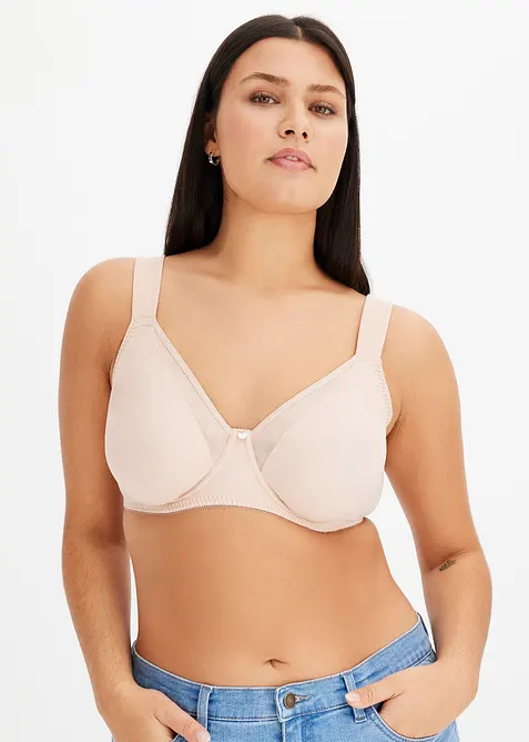 Soutien-gorge minimiseur &agrave; bretelles rembourr&eacute;es, bonprix