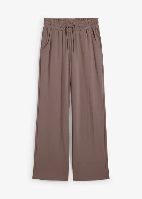 Pantalon en jersey interlock, bonprix