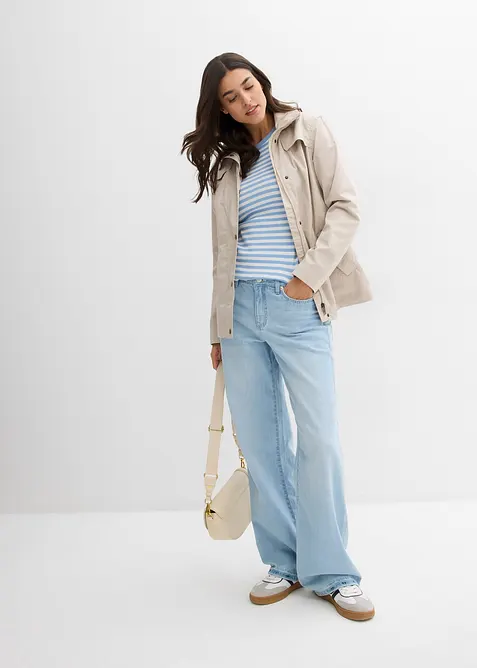 Veste &agrave; col montant, bonprix