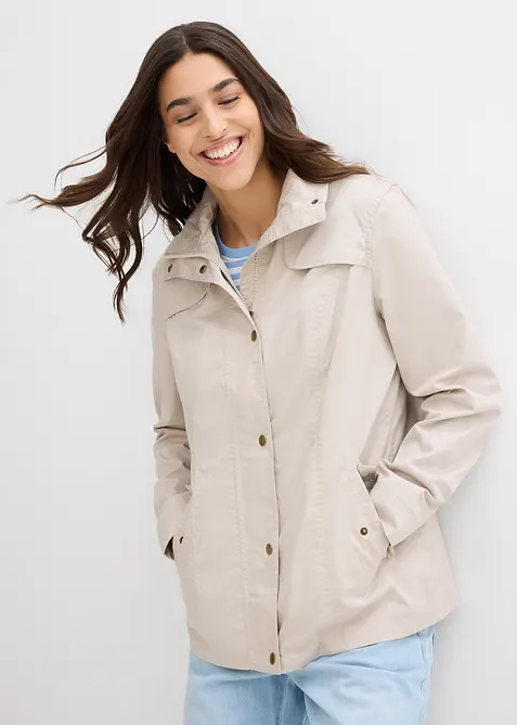 Veste &agrave; col montant, bonprix