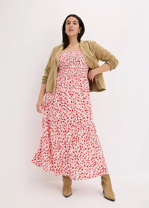 Robe longue en viscose extensible, bonprix