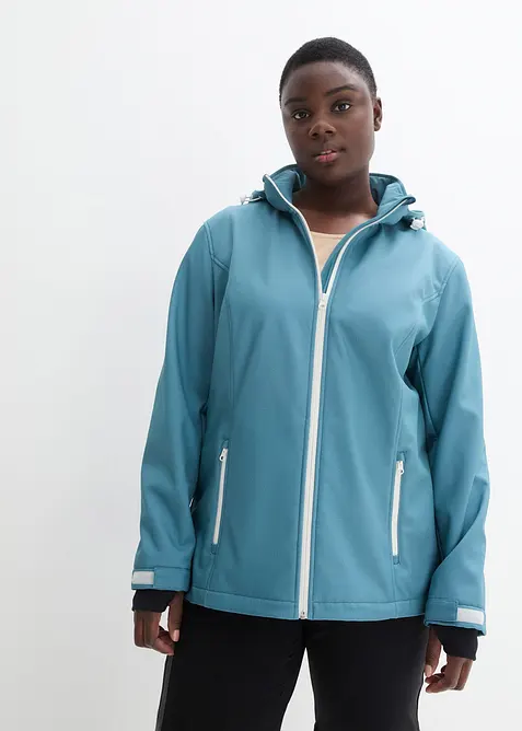 Veste en softshell d&eacute;perlant, bonprix