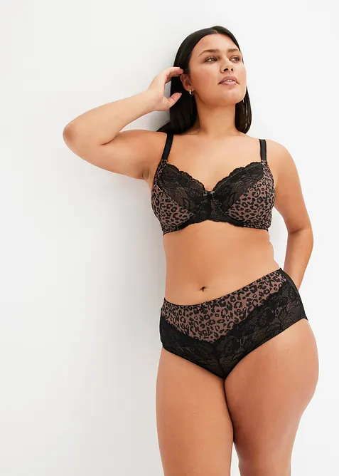 Soutien-gorge &agrave; armatures avec dentelle, bonprix