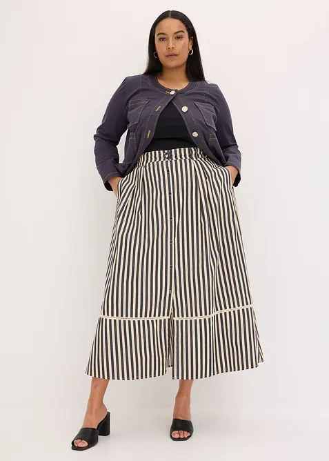 Jupe longue &agrave; dentelle, bonprix