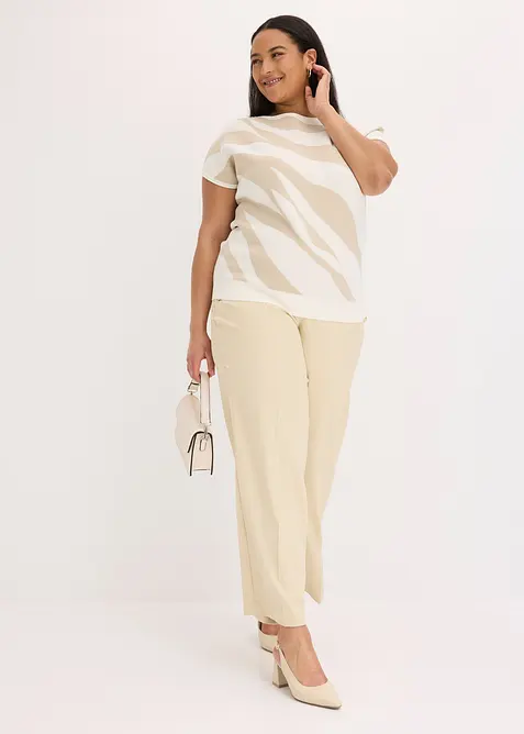 Pull en fine maille avec fil brillant, bonprix