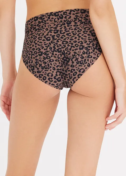 Lot de 4 slips Maxi invisibles en microfibre, bonprix