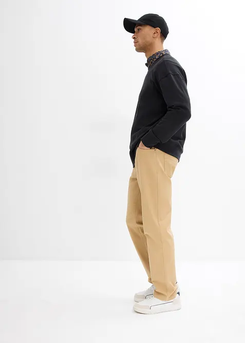 Pantalon droit et extensible, coupe classique, bonprix