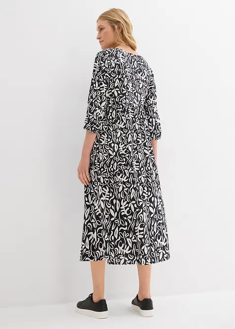 Robe midi en viscose fluide, bonprix