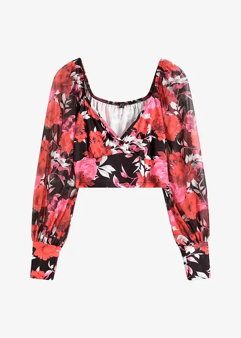 Top manches longues, cropped, bonprix