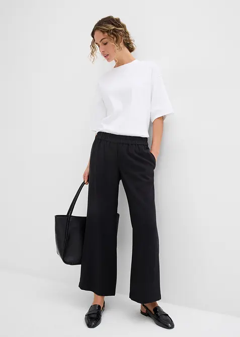 Jupe-culotte douce en viscose mélangée, bonprix