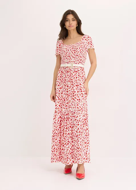 Robe longue en viscose extensible, bonprix