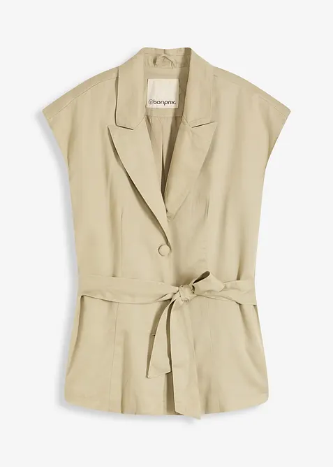 Blazer sans manches en Lyocell, bonprix