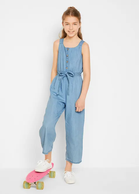 Combinaison en jean 100% coton, bonprix