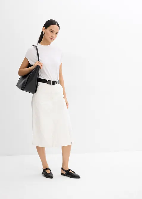 Jupe-short en coton extensible, bonprix