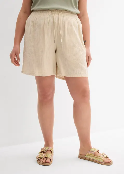 Short en gaze de coton, bonprix