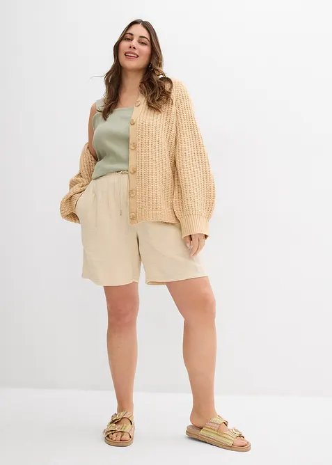 Short en gaze de coton, bonprix