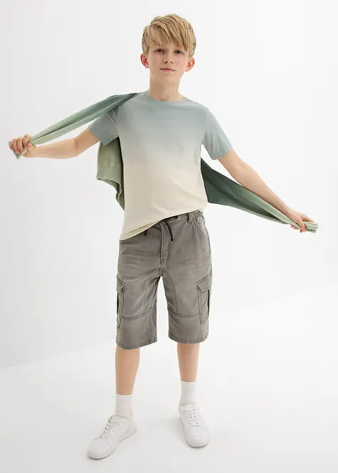 T-shirt 100% coton effet ombr&eacute;, bonprix