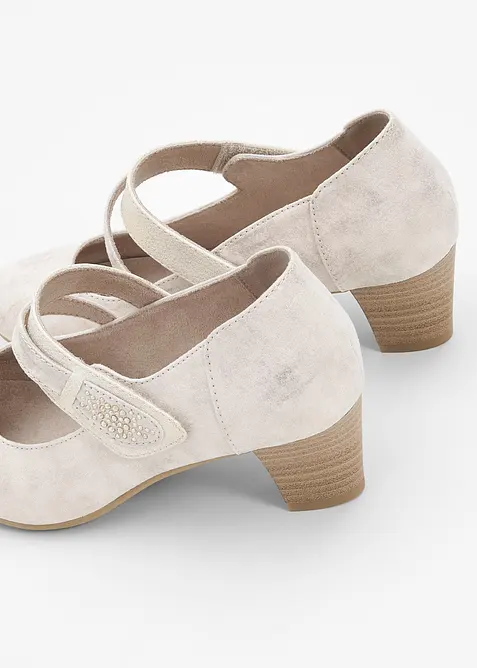 Escarpins &agrave; brides Jana, largeur confortable, Jana