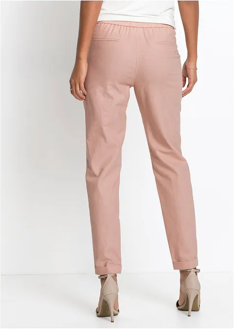 Pantalon en lin m&eacute;lang&eacute;, bonprix