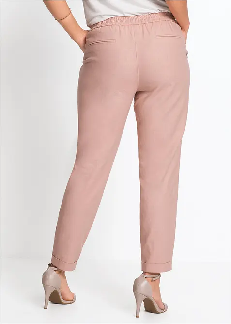 Pantalon en lin m&eacute;lang&eacute;, bonprix